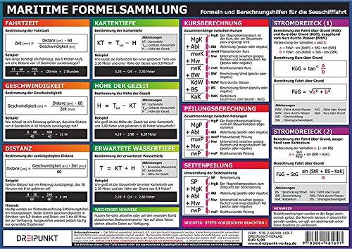 Maritime Formelsammlung: Formeln und Berechnungshilfen für die Seeschifffahrt