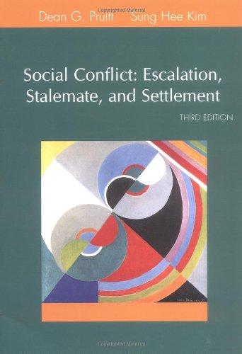 Social Conflict (McGraw-Hill Series in Social Psychology)