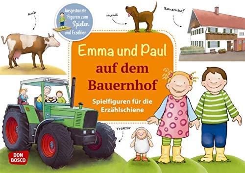 Emma und Paul auf dem Bauernhof. Spielfiguren für die Erzählschiene. Ausgestanzte Figuren zum Spielen und Erzählen (Emma-und-Paul-Spielfiguren für die Erzählschiene)