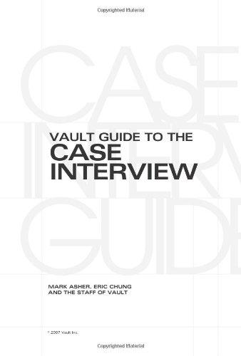 Vault Guide to the Case Interview