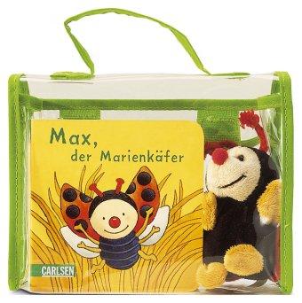 Fingerpuppen-Taschen: Max, der Marienkäfer