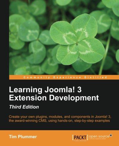 Learning Joomla! 3 Extension Development-Third Edition