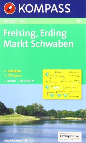 Freising, Erding, Markt Schwaben: Wanderkarte mit Kurzführer und Radwegen. GPS-geeignet. 1:50.000