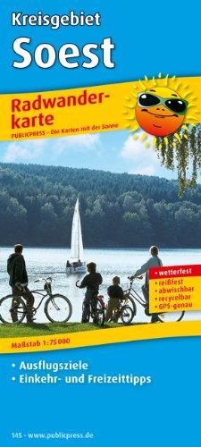 Radwanderkarte Soest (Kreisgebiet): Mit Ausflugszielen, Einkehr- & Freizeittipps, wetterfest, reissfest, abwischbar, GPS-genau. 1:75000