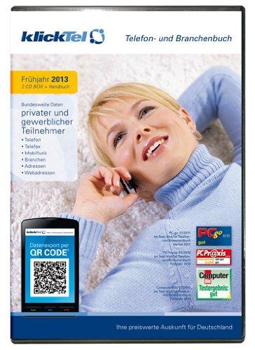 klickTel Telefon- und Branchenbuch Frühjahr 2013