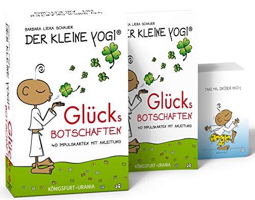 Der Kleine Yogi. Glücksbotschaften: Set mit Booklet und 40 Impulskarten