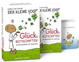 Der Kleine Yogi. Glücksbotschaften: Set mit Booklet und 40 Impulskarten