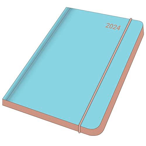 BLUE SPRUCE 2024 - Diary - Buchkalender - Taschenkalender - 12x17: Midi Flexi Diary EarthLine