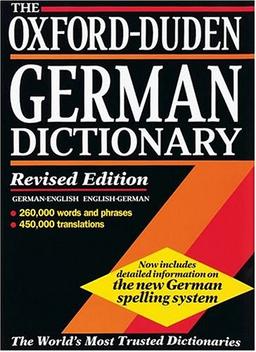 The Oxford-Duden German Dictionary: German-English/English-German