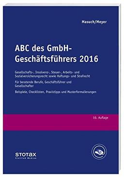 ABC des GmbH-Geschäftsführers 2016