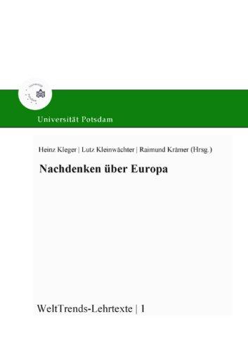 Nachdenken über Europa