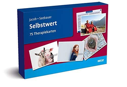 Selbstwert: 75 Therapiekarten. Kartenset mit 75 Karten in stabiler Box, mit 24-seitigem Booklet. Kartenformat 16,5 x 24 cm. (Beltz Therapiekarten)