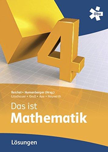 Reichel Das ist Mathematik 4, Lösungen