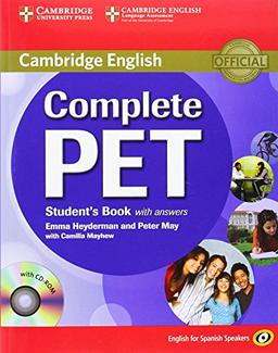 Complete Pet for Spanish Speakers Student's Book with Answers [With CDROM]