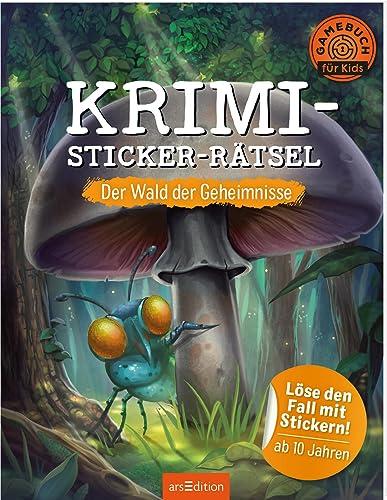 Krimi-Sticker-Rätsel – Der Wald der Geheimnisse: Löse den Fall mit Stickern! | Ein Escape-Heft mit Stickern für Kinder ab 10 Jahren