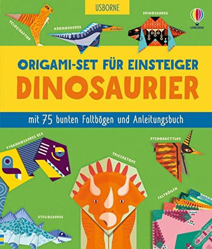 Origami-Set für Einsteiger: Dinosaurier: mit 75 bunten Faltbögen – Papierkunst für Dino-Fans ab 7 Jahren