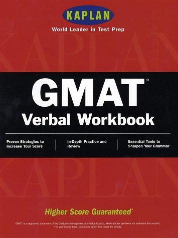 Kaplan GMAT Verbal Workbook