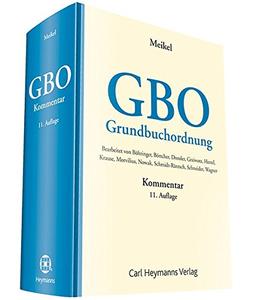 Grundbuchordnung (GBO): Kommentar