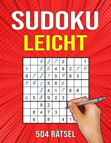 Sudoku Leicht: 504 Rätsel mit Lösungen