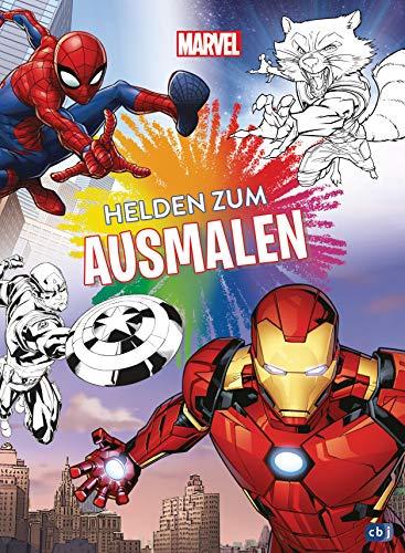 Marvel Helden zum Ausmalen: Ausmalbuch mit über 70 s/w-Vorlagen