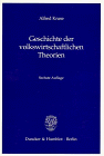 Geschichte der volkswirtschaftlichen Theorien.