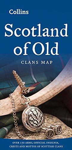 Scotland of Old: Clans Map of Scotland (Collins Pictorial Maps)