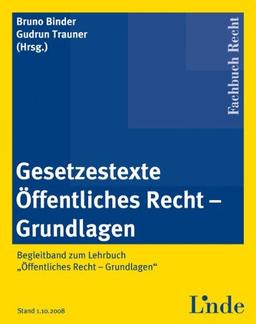 Gesetzestexte Öffentliches Recht: Grundlagen