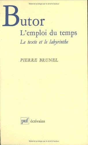 Butor, L'Emploi du temps : le texte et le labyrinthe