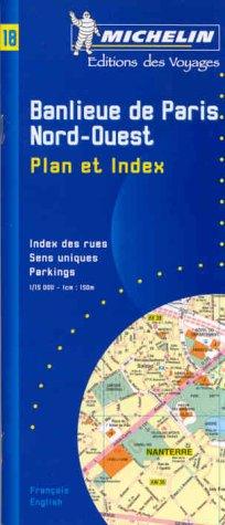 Plan Banlieue Nord-Ouest de Paris (Michelin Maps)