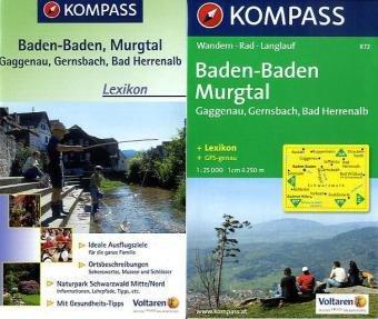 Baden-Baden, Murgtal: Wander-, Rad- und Langlaufkarte. Gaggenau - Gernsbach - Bad Herrenalb. 1:25.000. GPS-genau