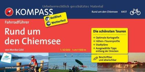 Rund um den Chiemsee: Fahrradführer mit Top-Routenkarten im optimalen Maßstab.