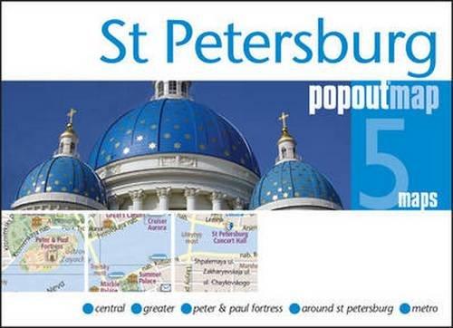 St. Petersburg Double Map (Popout Maps)