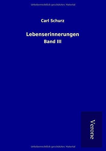 Lebenserinnerungen: Band III