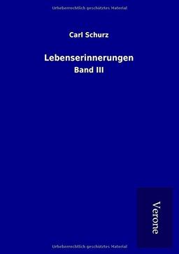 Lebenserinnerungen: Band III