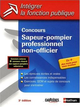 Concours sapeur-pompier professionnel non-officier : catégorie C