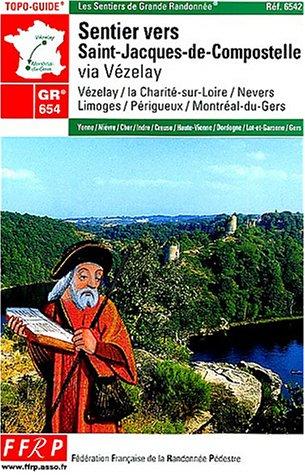 Sentier de Saint-Jacques-de-Compostelle via Vézelay, GR 654 : Vézelay, La Charité-sur-Loire, Nevers, Limoges, Périgueux, Montréal-du-Gers : Yonne, Nièvre, Cher, Indre, Creuse, Haute-Vienne, Dordogne, Lot-et-Garonne, Gers