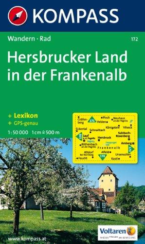 Hersbrucker Land in der Frankenalb: Wanderkarte mit Kurzführer und Radwegen. GPS-geeignet. 1.50.000