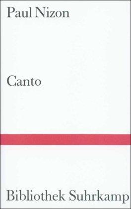 Canto (Bibliothek Suhrkamp)