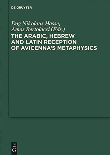 The Arabic, Hebrew and Latin Reception of Avicenna's Metaphysics (Scientia Graeco-Arabica, Band 7)