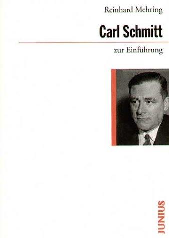 Carl Schmitt zur Einführung