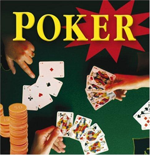 Poker: Set mit Buch, Pokerchips und Karten