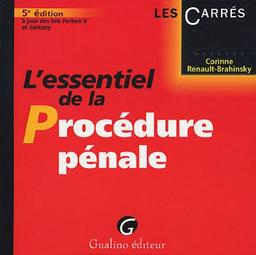 L'essentiel de la procédure pénale (Carrés Rouge)