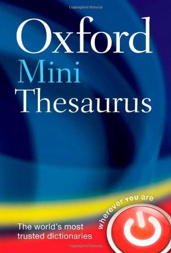 Oxford Mini Thesaurus