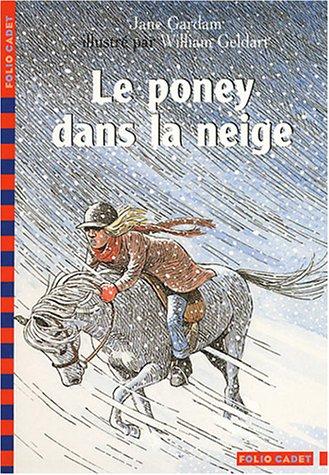 Le poney dans la neige