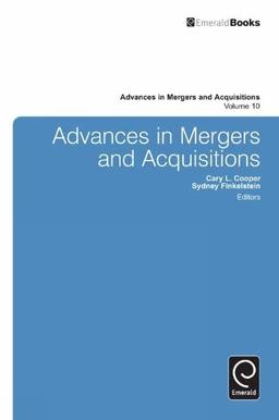 Advances in Mergers and Acquisitions