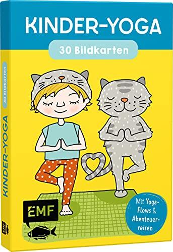 Kinder-Yoga – 30 Bildkarten für kleine Yogis im Kindergarten- und Vorschulalter: Tierischer Yoga-Spaß: Mit Yoga-Flows und Abenteuerreisen zur ... 20 Asanas, Partnerübungen und Atemübungen