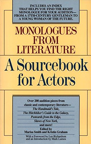 Monologues from Literature: A Sourcebook for Actors