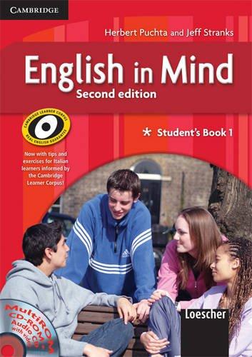 English in Mind 1 Student's Book and Workbook with MultiROM and Companion Book Italian Edition