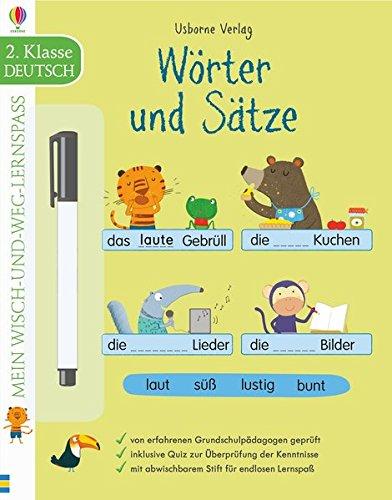 Mein Wisch-und-weg-Lernspaß: Wörter und Sätze: 2. Klasse