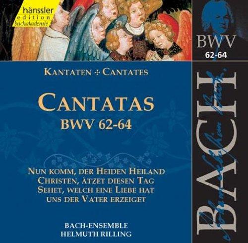 Edition Bachakademie Vol. 20 (Geistliche Kantaten BWV 62-64)